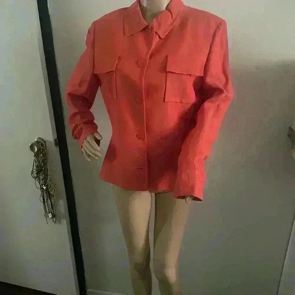 Calvin Klein vintage button down blazer in good  condition size 10 - Picture 1 of 5